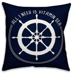 Online Kirklands Home Nautical Vitamin Sea Outdoor Pillow