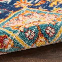 Outlet Kirklands Home Navy & Multi Floral Medallion Runner