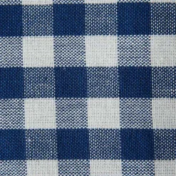 Kirklands Home Navy and White Mixed Check Towels, Set of 3 Blue