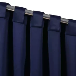 Discount Kirklands Home Navy Back Tab Blackout Curtain Panel Set, 63 in. Blue