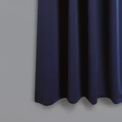 Discount Kirklands Home Navy Back Tab Blackout Curtain Panel Set, 63 in. Blue