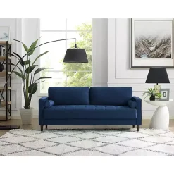Online Kirklands Home Navy Chelsea Modern Sofa Blue