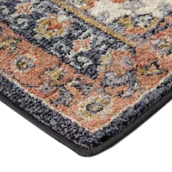 Kirklands Home Navy Floral Area Rug, 5x8 Blue