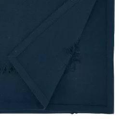 New Kirklands Home Navy Hemstitch Table Runner Blue