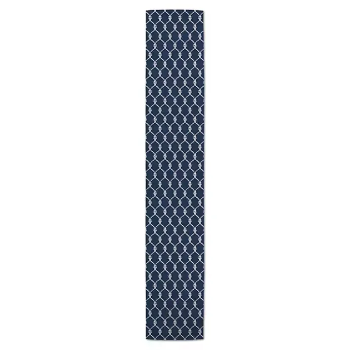 Clearance Kirklands Home Navy Nautical Knots Table Runner, 72 in. Blue