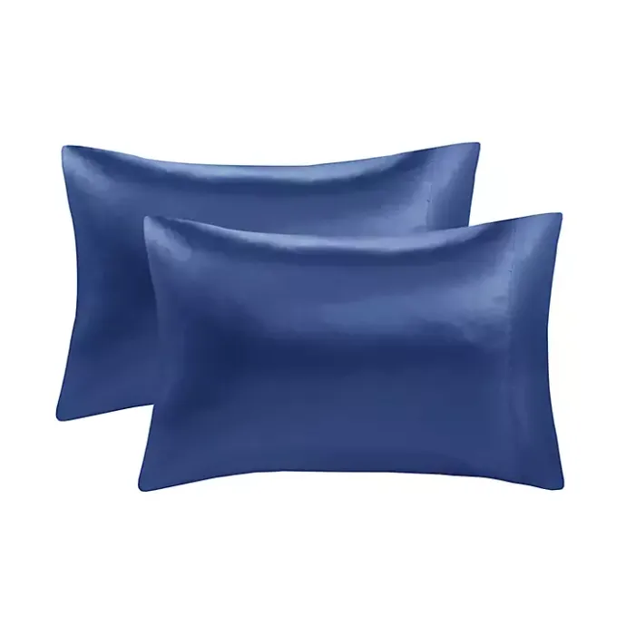 Kirklands Home Navy Satin 6-pc. King Sheet Set Blue