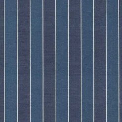 Discount Kirklands Home Navy Striped Outdoor Seat Cushions, Set of 2 Blue