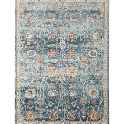 Kirklands Home Navy Bohemian Area Rug, 7x9 Blue