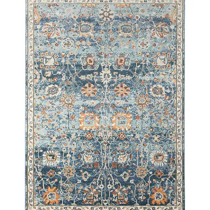 Kirklands Home Navy Bohemian Area Rug, 7x9 Blue