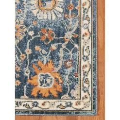 Kirklands Home Navy Bohemian Area Rug, 7x9 Blue