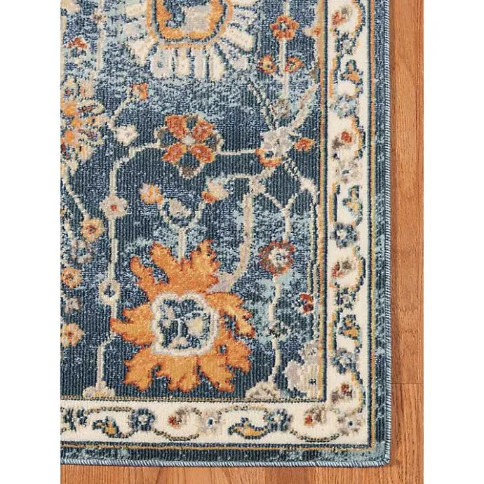 Kirklands Home Navy Bohemian Area Rug, 7x9 Blue