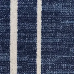Online Kirklands Home Navy Bordered Indoor/Outdoor Accent Rug, 2x4 Blue