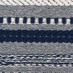 Online Kirklands Home Navy Braided Stripe Table Runner, 108 in. Blue