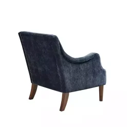New Kirklands Home Navy Button Tufted Accent Chair Blue