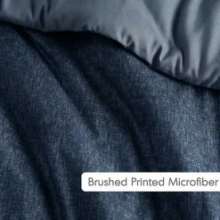 Hot Kirklands Home Navy Chambray 3-pc. Full/Queen Comforter Set Blue