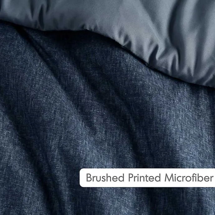 Hot Kirklands Home Navy Chambray 3-pc. King Comforter Set Blue