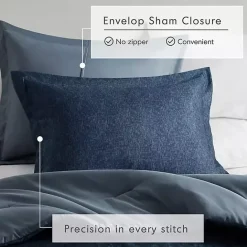 Best Kirklands Home Navy Chambray 2-pc. Twin/Twin XL Comforter Set Blue