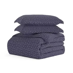 Hot Kirklands Home Navy Elegant Floral 2-pc. Twin Duvet Cover Set Blue