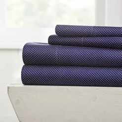 Hot Kirklands Home Navy Hearts 4-pc. California King Sheet Set Blue