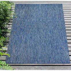 Sale Kirklands Home Navy Intertwine Indoor/Outdoor Area Rug, 7x9 Blue