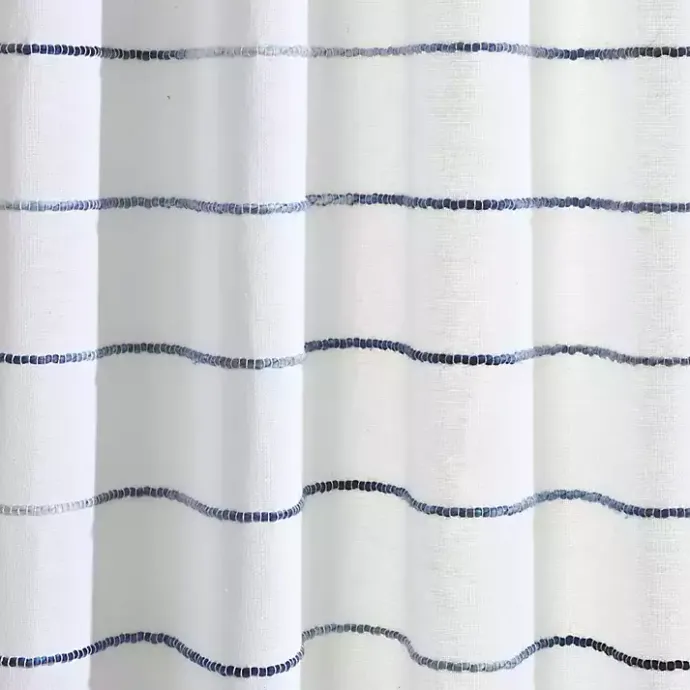Sale Kirklands Home Navy Ombre Stripe Curtain Panel Set, 95 in.