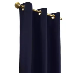 Hot Kirklands Home Navy Room Darkening Curtain Panel Set, 72 in. Blue