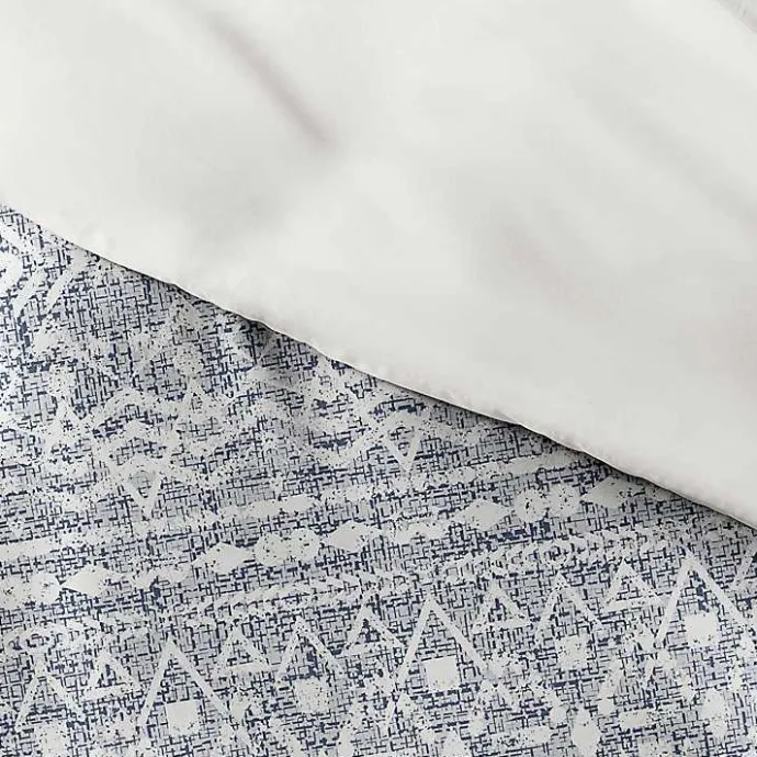 Outlet Kirklands Home Navy Rustic Modern 2-pc. Twin Duvet Cover Set