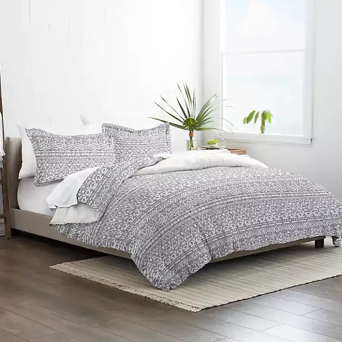 Outlet Kirklands Home Navy Rustic Modern 2-pc. Twin Duvet Cover Set