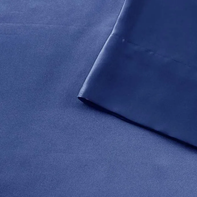 Online Kirklands Home Navy Satin Standard 2-pc. Pillow Case Set Blue