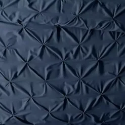 Discount Kirklands Home Navy Soft Pinched 3-pc. Twin Duvet Cover Set Blue