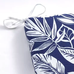 Hot Kirklands Home Navy Tropical Foliage Outdoor Chaise Cushion