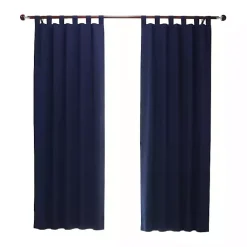 Best Kirklands Home Navy Weathermate Blackout Curtain Panel, 84 in. Blue