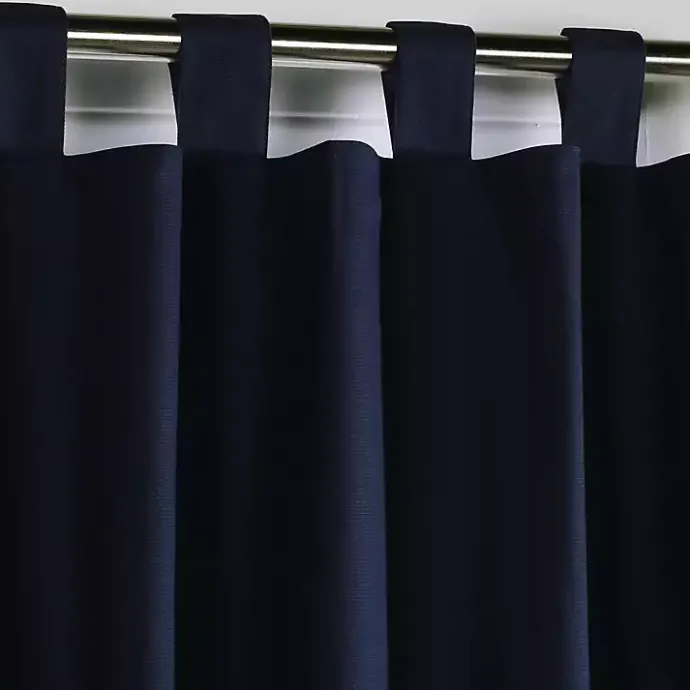 Discount Kirklands Home Navy Weathermate Blackout Curtain Panel, 95 in. Blue