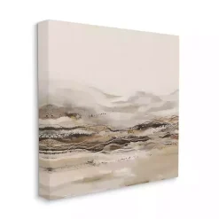 Best Kirklands Home Neutral Abstract Mountains Canvas Art Print