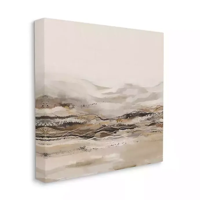 Best Kirklands Home Neutral Abstract Mountains Canvas Art Print