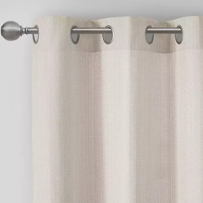 Best Kirklands Home Neutral Basketweave Curtain Panel Set, 84 in. Tan