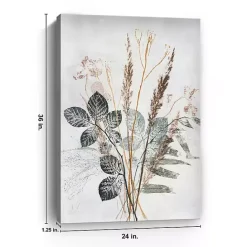 Discount Kirklands Home Neutral Bouquet Canvas Art Print