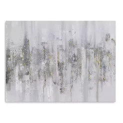 Outlet Kirklands Home Neutral Columns Canvas Art Print Gray