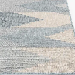 Discount Kirklands Home Neutral Melbourne Indoor/Outdoor Area Rug, 5x7 Gray