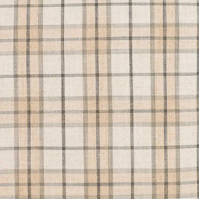 Online Kirklands Home Neutral Plaid Slipper Accent Chair
