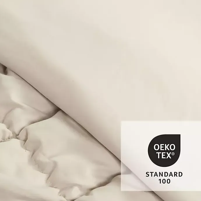 Best Kirklands Home Neutral Puff 3-pc. Full/Queen Comforter Set Tan