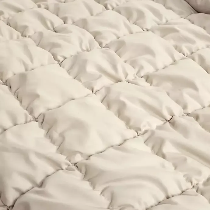 Best Kirklands Home Neutral Puff 3-pc. Full/Queen Comforter Set Tan