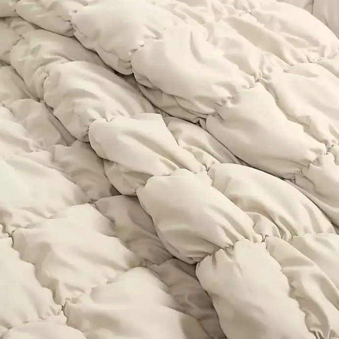 Best Kirklands Home Neutral Puff 3-pc. Full/Queen Comforter Set Tan