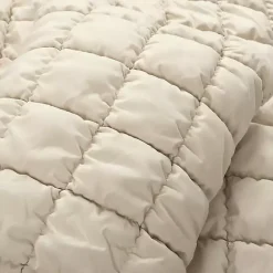 Best Kirklands Home Neutral Puff 3-pc. Full/Queen Comforter Set Tan