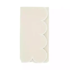 Sale Kirklands Home Neutral Scalloped Edge Napkins, Set of 4 Tan