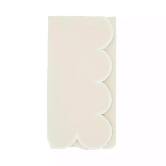 Sale Kirklands Home Neutral Scalloped Edge Napkins, Set of 4 Tan