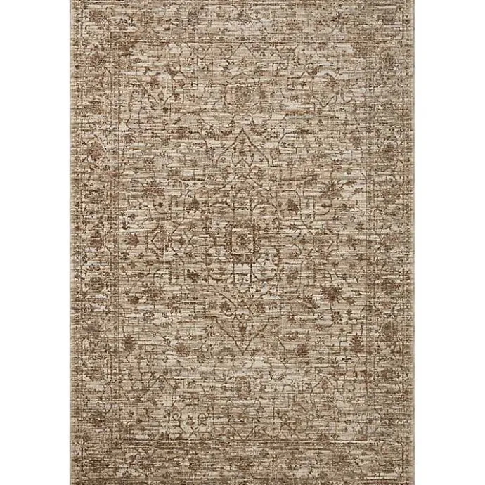 Outlet Kirklands Home Neutral Sorrento Medallion Area Rug, 5x7 Tan