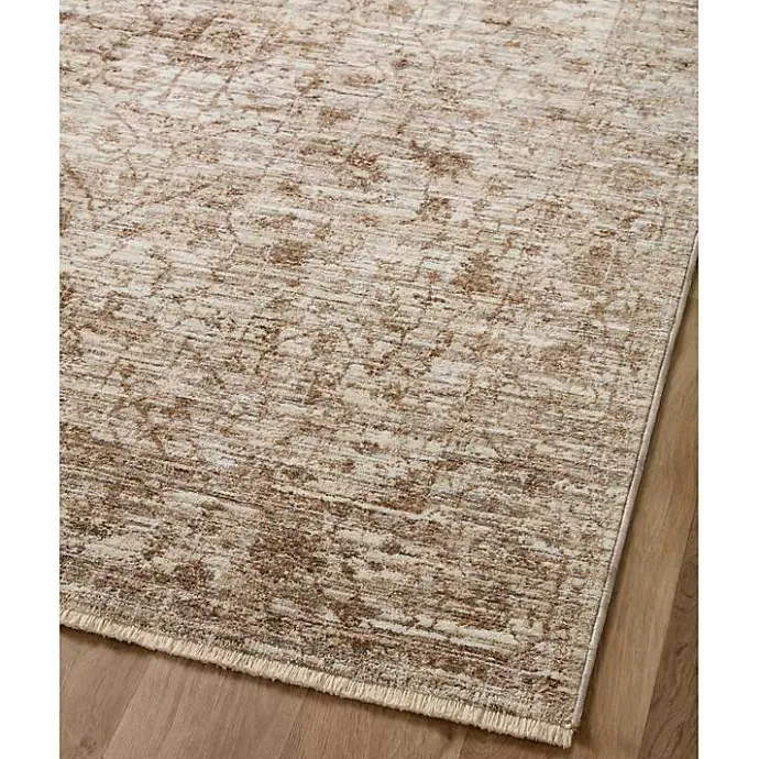 Outlet Kirklands Home Neutral Sorrento Medallion Area Rug, 5x7 Tan