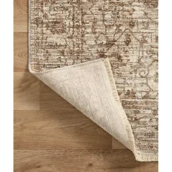 Kirklands Home Neutral Sorrento Medallion Area Rug, 6x9 Tan