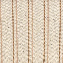 Outlet Kirklands Home Neutral Stripes Upholstered Emmy Counter Stool Tan